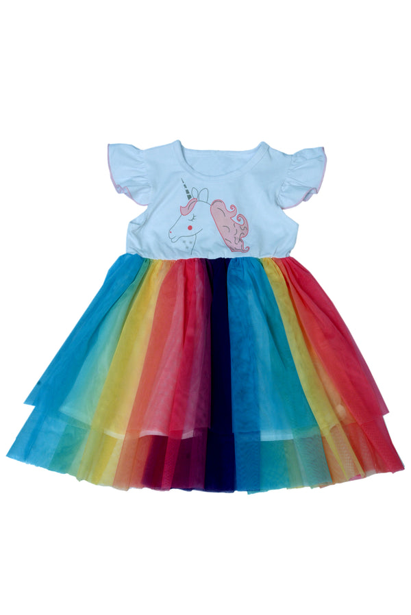 Rainbow 🌈 unicorn frocks